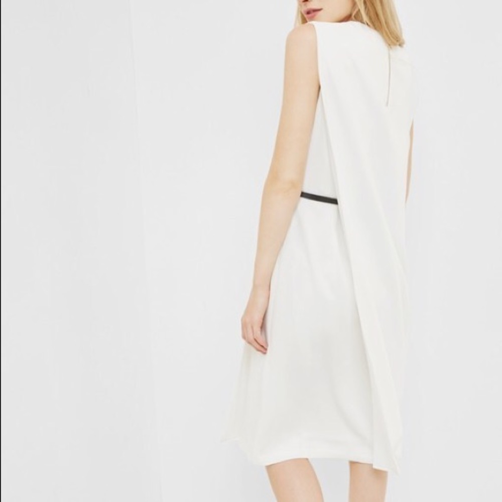 Pleated Side Wrap Dress
